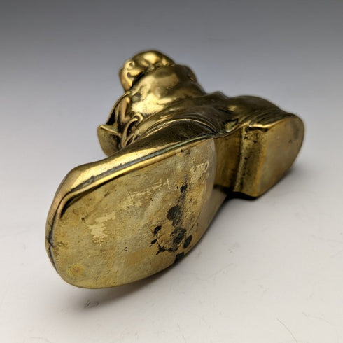 英国ヴィンテージ 真鍮製 大砲&靴オブジェx3 靴べらx2 アソート